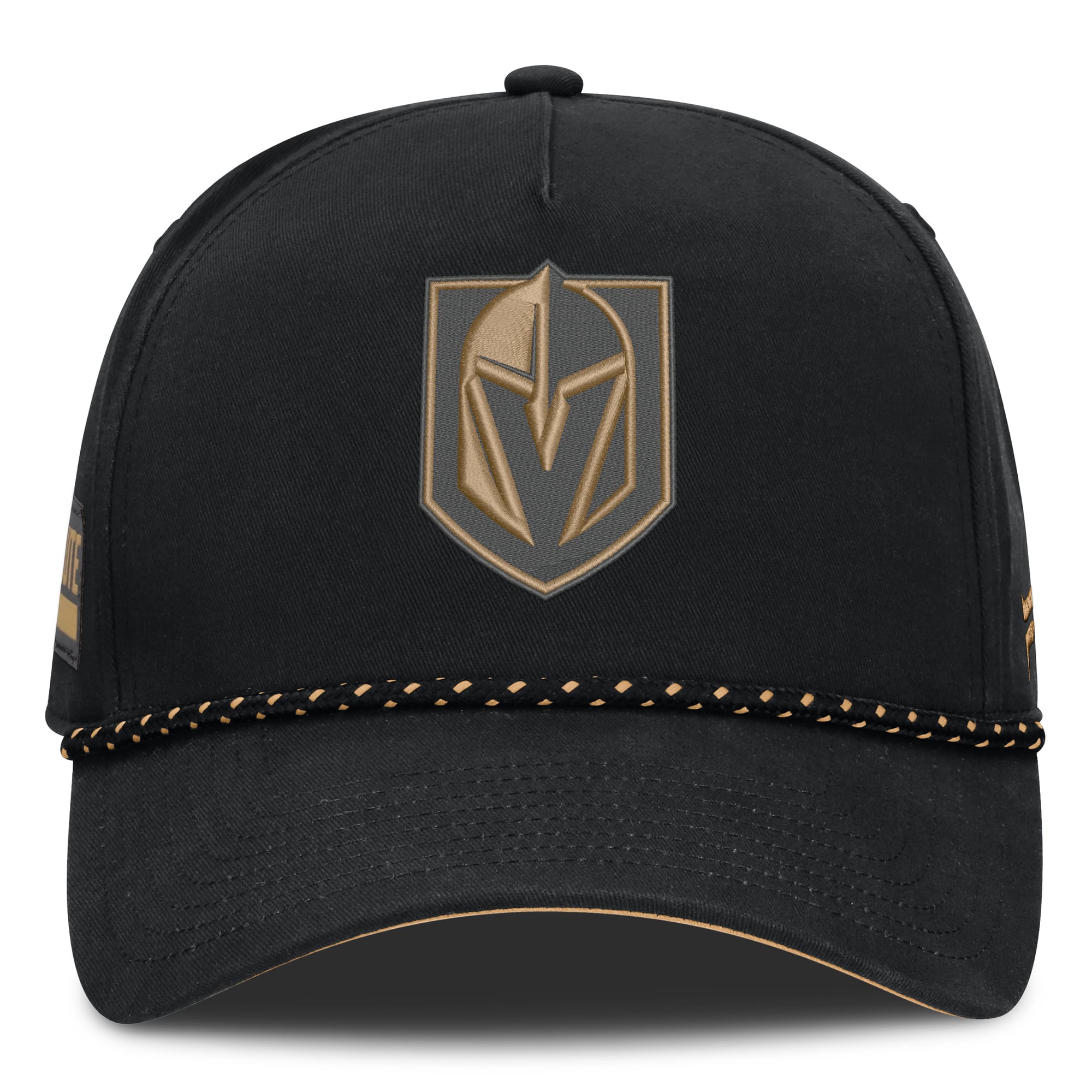 Casquette ajustable authentique Pro A-Frame pour homme Fanatics Black Vegas Golden Knights Military Appreciation
